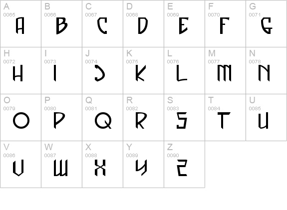 Captain Spandex uppercase A-Z preview