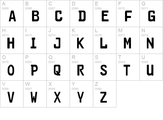 CAR-GO 2 uppercase A-Z preview