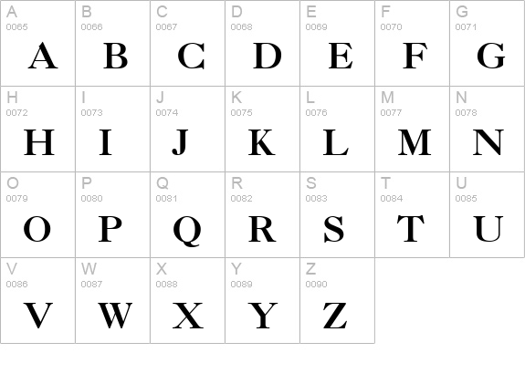 Casque Bold uppercase A-Z preview