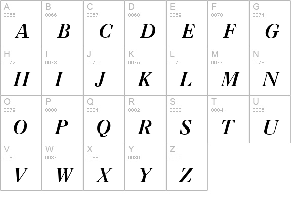 Casque Bold Italic uppercase A-Z preview