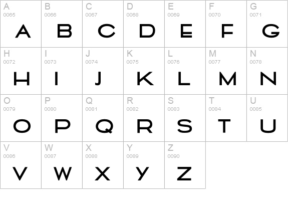 CassandraEF-Bold uppercase A-Z preview