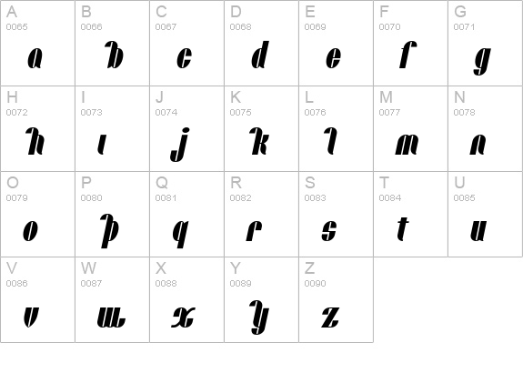 Catalunya Choo Choo NF uppercase A-Z preview