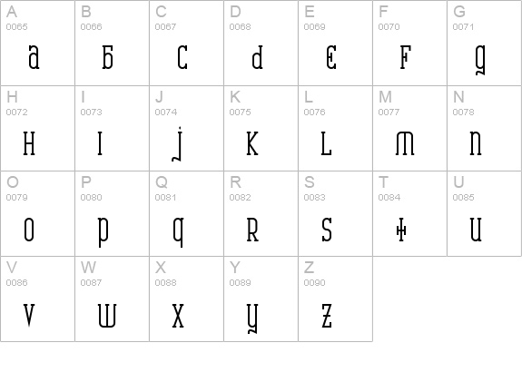 Catharsis Requiem Bold uppercase A-Z preview