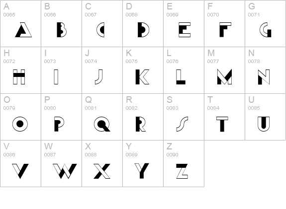CCDutchCourage-BlackAndTan uppercase A-Z preview