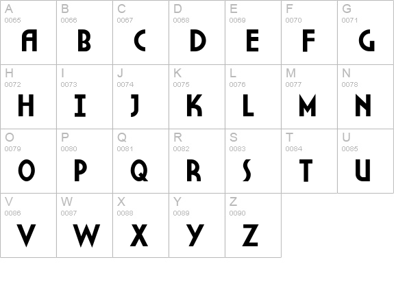 CCDutchCourage-Dark uppercase A-Z preview