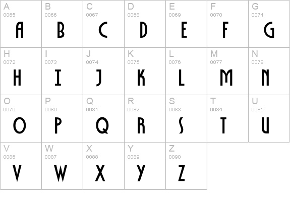 CCDutchCourage-Lite uppercase A-Z preview