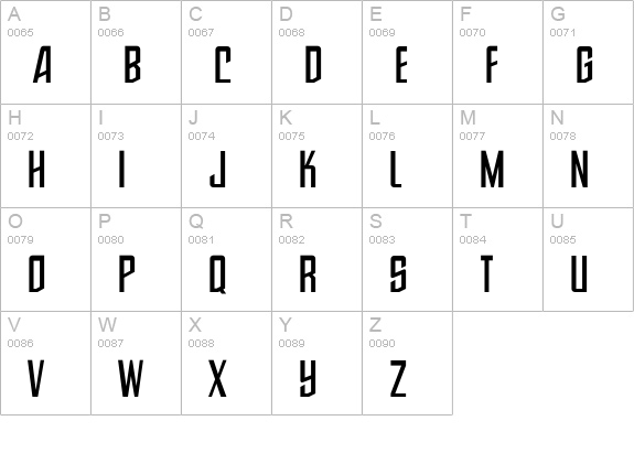 CCToBeContinued-Medium uppercase A-Z preview