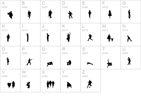 Celebrity No uppercase A-Z preview