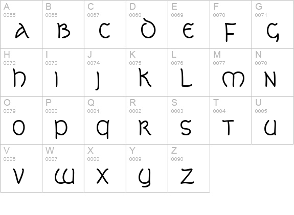 Celtic Lion AOE uppercase A-Z preview