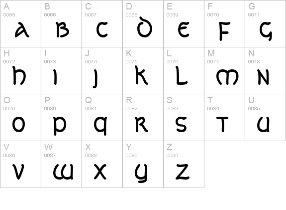 Celtic Lion AOE Bold uppercase A-Z preview