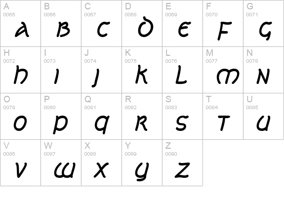 Celtic Lion AOE BoldItalic uppercase A-Z preview