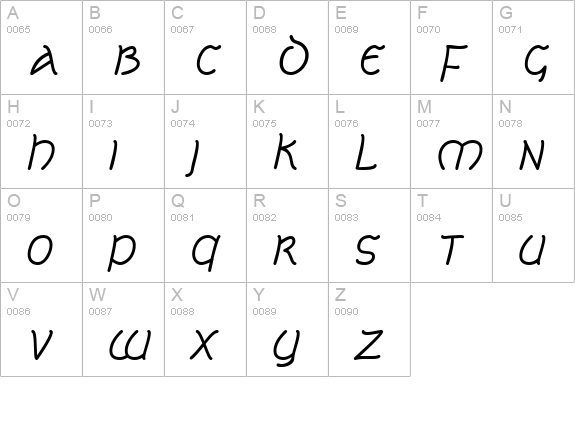 Celtic Lion AOE Italic uppercase A-Z preview