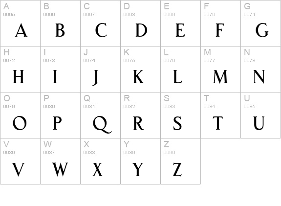 Central Station Std uppercase A-Z preview