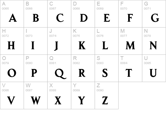 Central Station Std Bold uppercase A-Z preview
