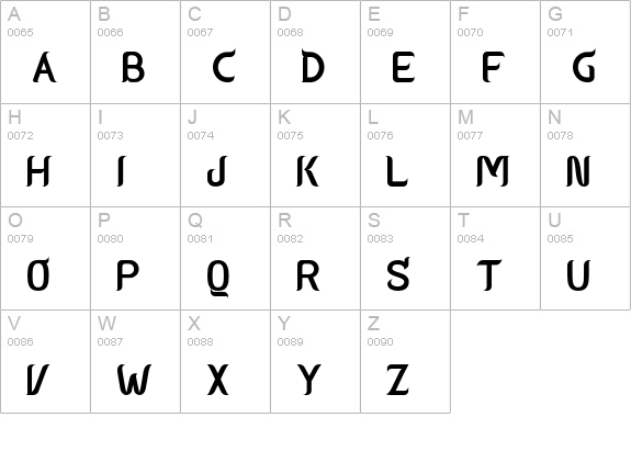 Ceria Lebaran Normal uppercase A-Z preview