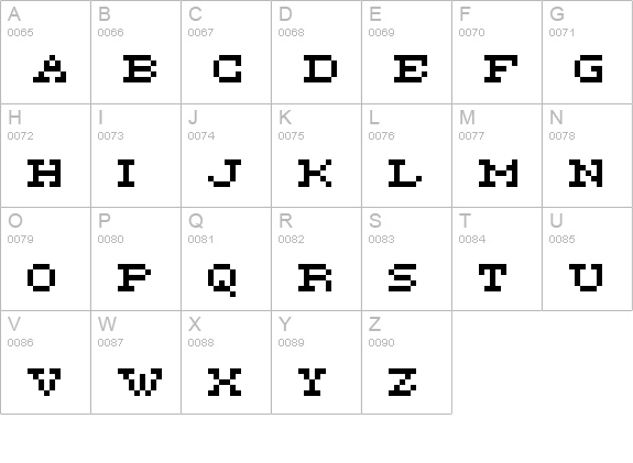 ceriph 05_53 uppercase A-Z preview