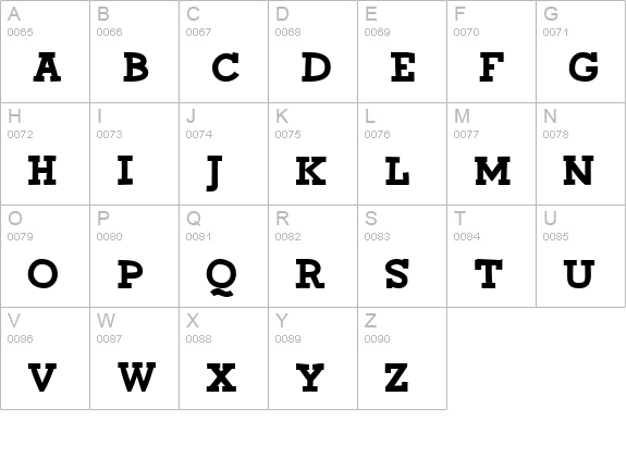 CF Green Monster Regular uppercase A-Z preview