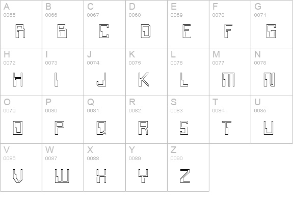 ChallengerOpen uppercase A-Z preview