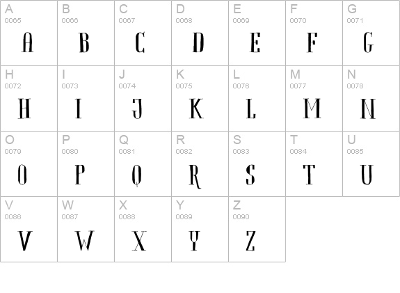 Chameleon Sketch Basic uppercase A-Z preview