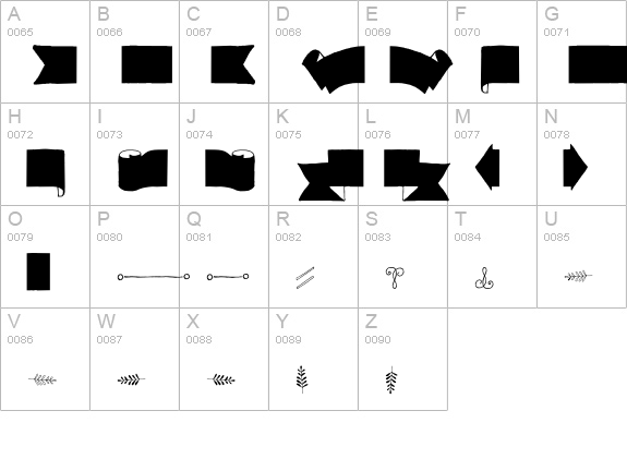 Chameleon Sketch Extra uppercase A-Z preview