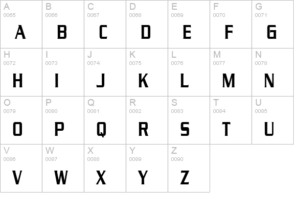 Chaney Thin Bold uppercase A-Z preview