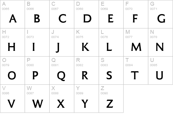 Chase uppercase A-Z preview