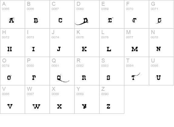 Cheap stealer uppercase A-Z preview