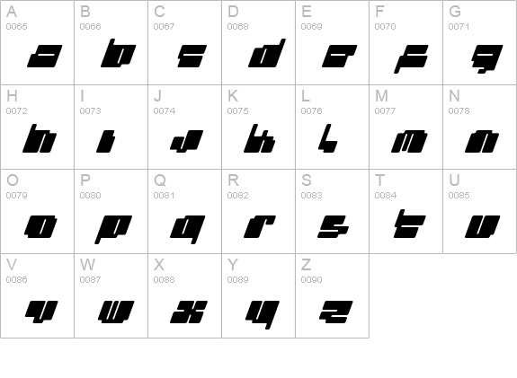 cheaptype (italic) uppercase A-Z preview