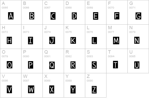 Cheddar Salad BTN Cameo SqRev uppercase A-Z preview