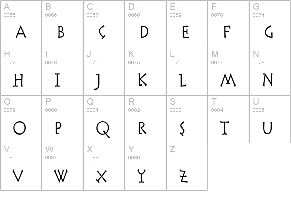 Chelsea-Book uppercase A-Z preview