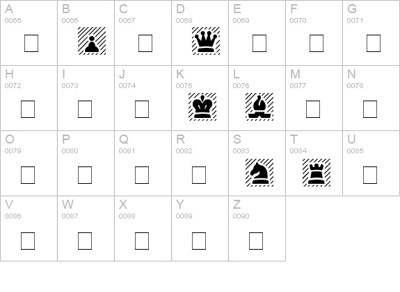 Cheq Bold uppercase A-Z preview