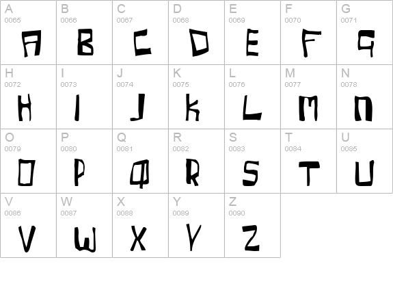 Cherry Coke uppercase A-Z preview