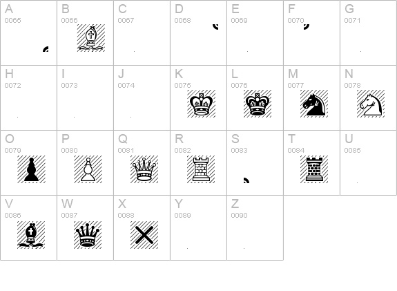 Chess Leipzig uppercase A-Z preview