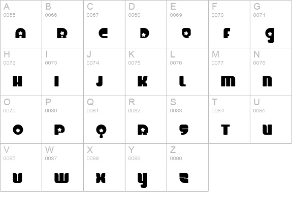 Chick uppercase A-Z preview