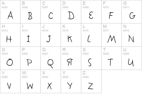 ChildrenPlay ROB uppercase A-Z preview