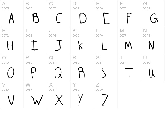ChildsPlay-AgeEight uppercase A-Z preview