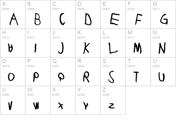 ChildsPlay-AgeSeven uppercase A-Z preview