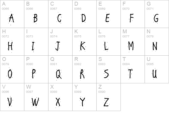 Chipper Std uppercase A-Z preview
