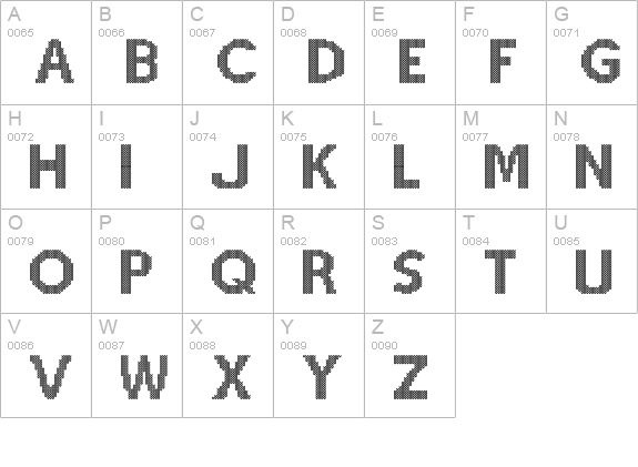 Christmas Jumper uppercase A-Z preview