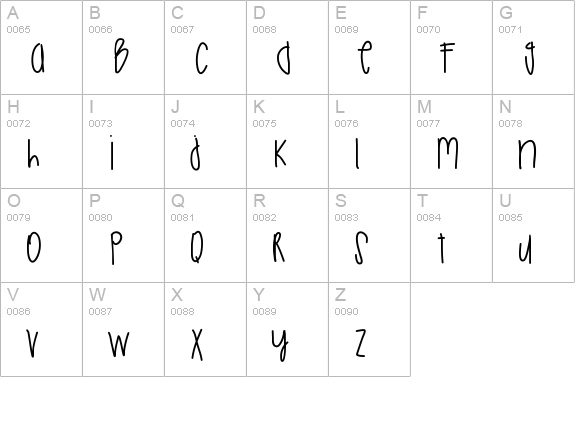 ChristmasSeason uppercase A-Z preview