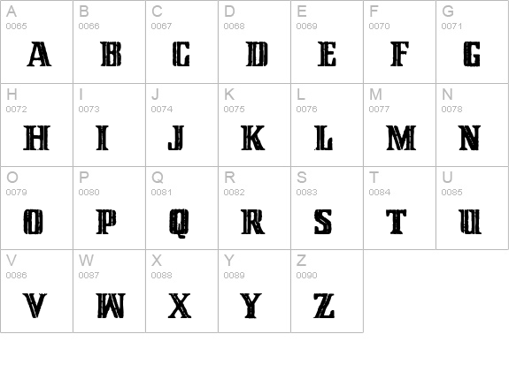 Cinquenta Mil Meticais uppercase A-Z preview