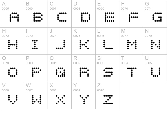 Circle30-Regular uppercase A-Z preview