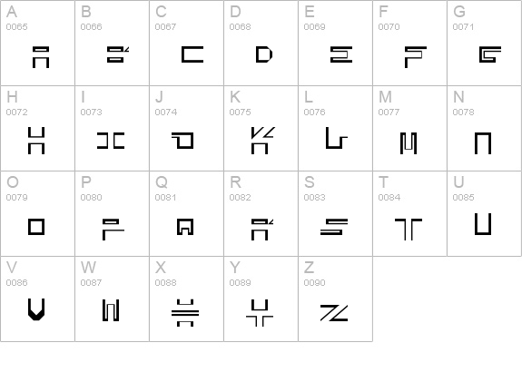 City-Architecture uppercase A-Z preview
