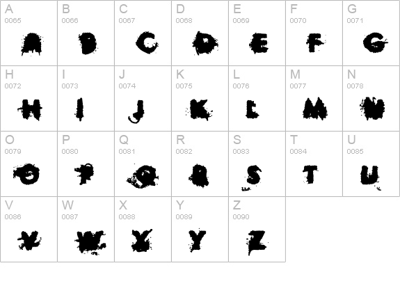 City Contrasts uppercase A-Z preview