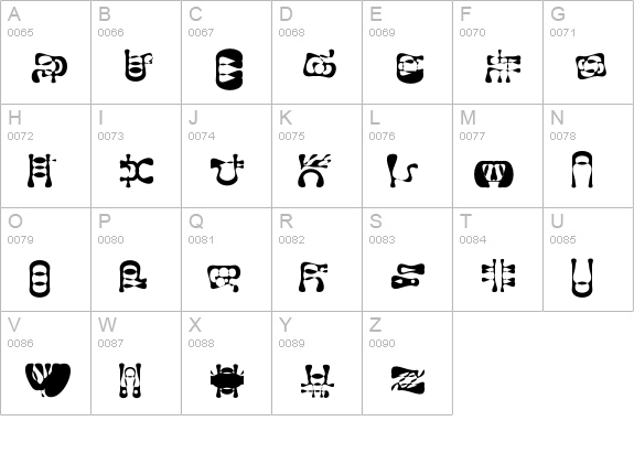 City-UrbanDecay uppercase A-Z preview