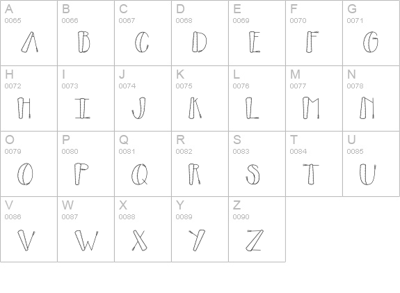 CK Delight uppercase A-Z preview