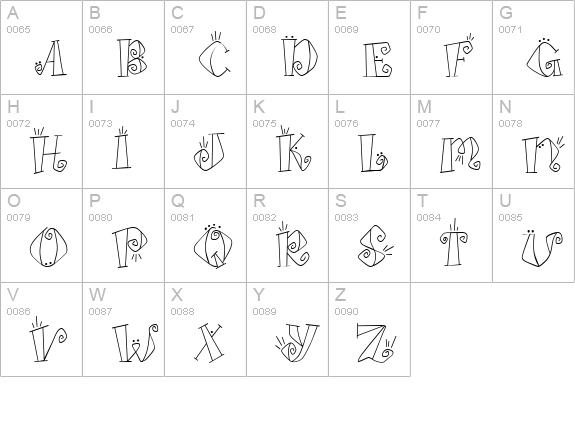 CK Expedition uppercase A-Z preview