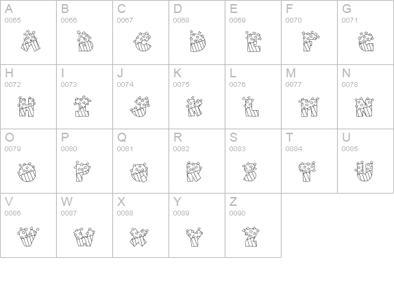 CK Freedom uppercase A-Z preview