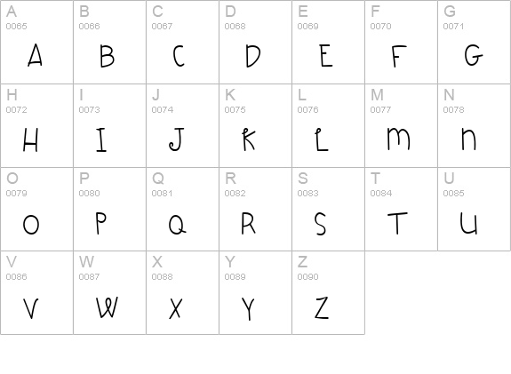 CK Fresh uppercase A-Z preview