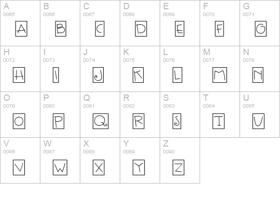 CK Fun Boxes uppercase A-Z preview